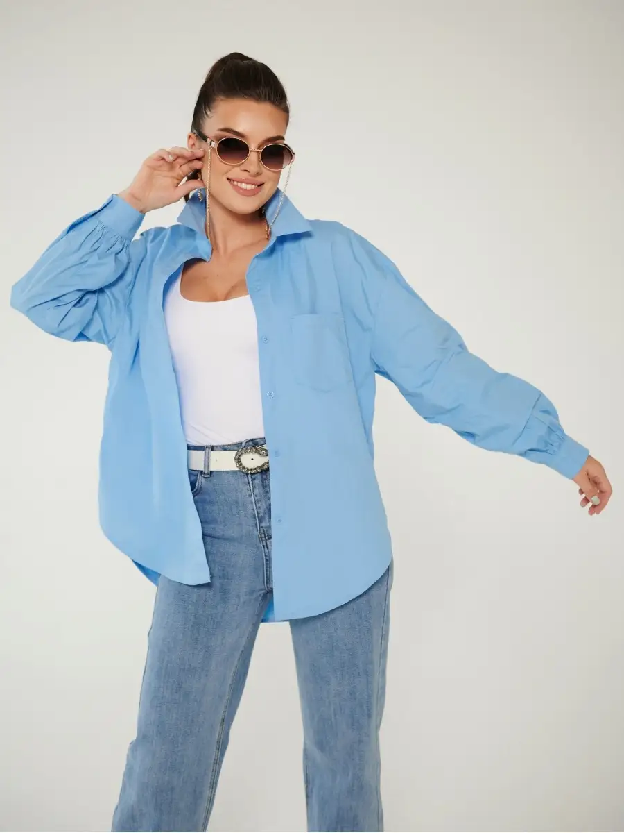 Голубая рубашка