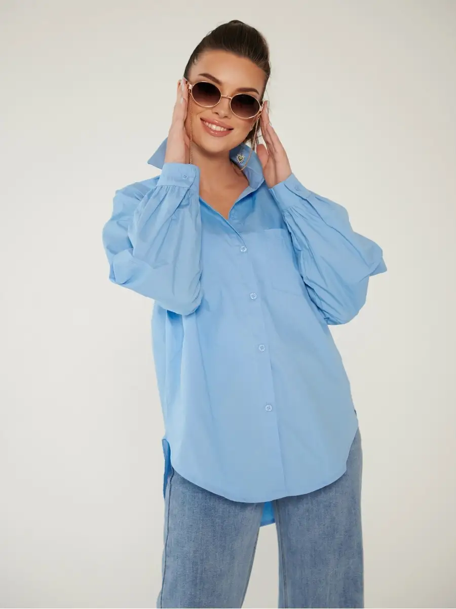 Голубая рубашка