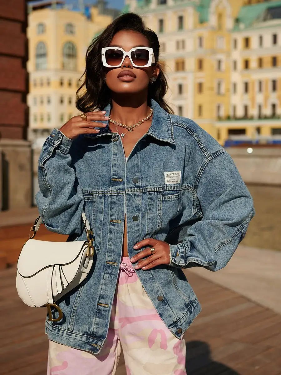 Куртка джинсовая оверсайз