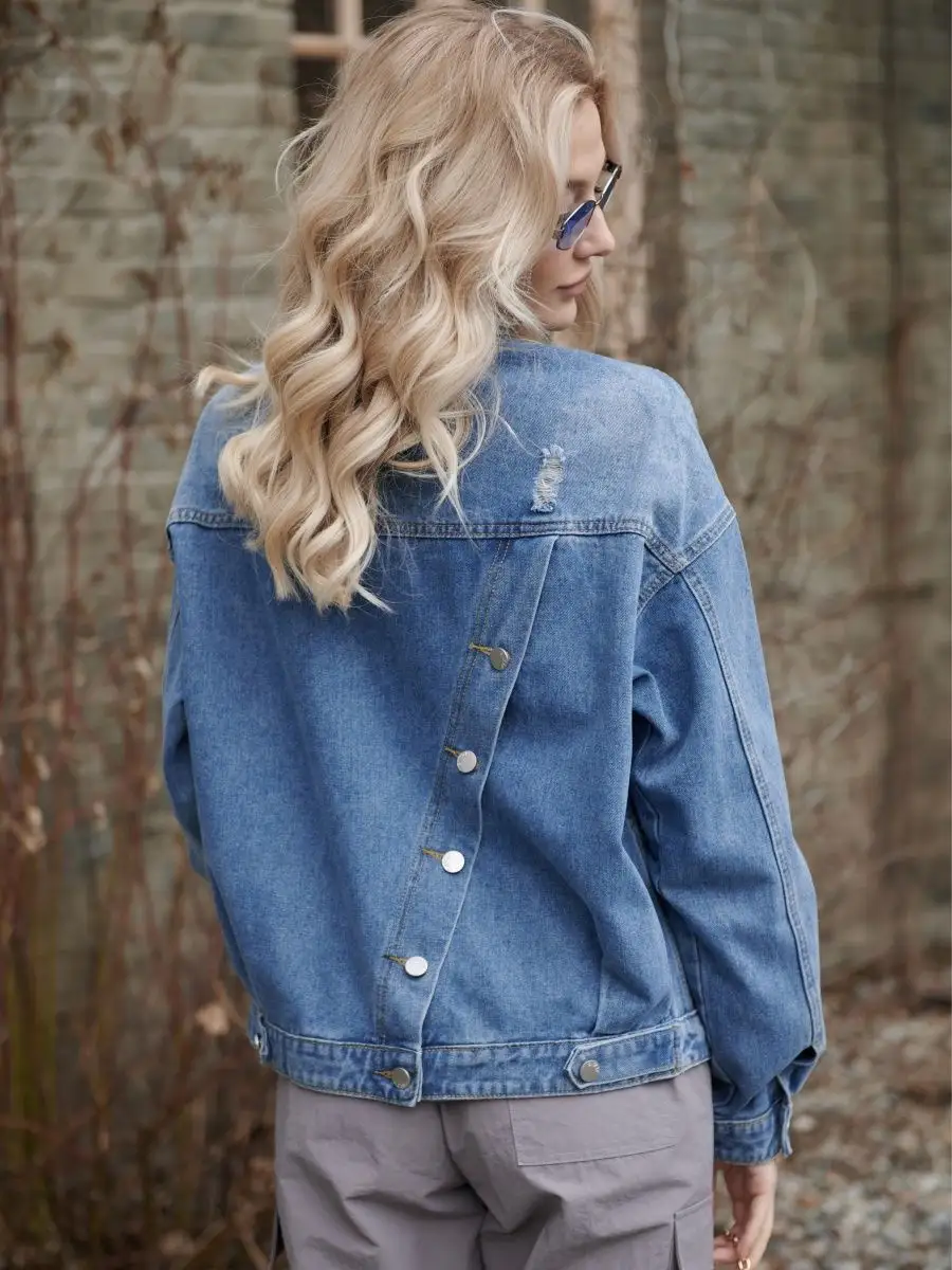 Куртка джинсовая оверсайз