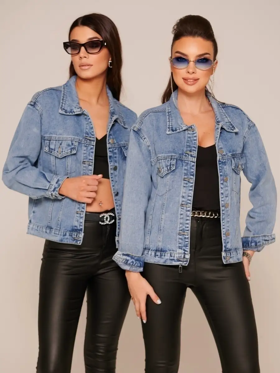 Джинсовая куртка женская демисезонная