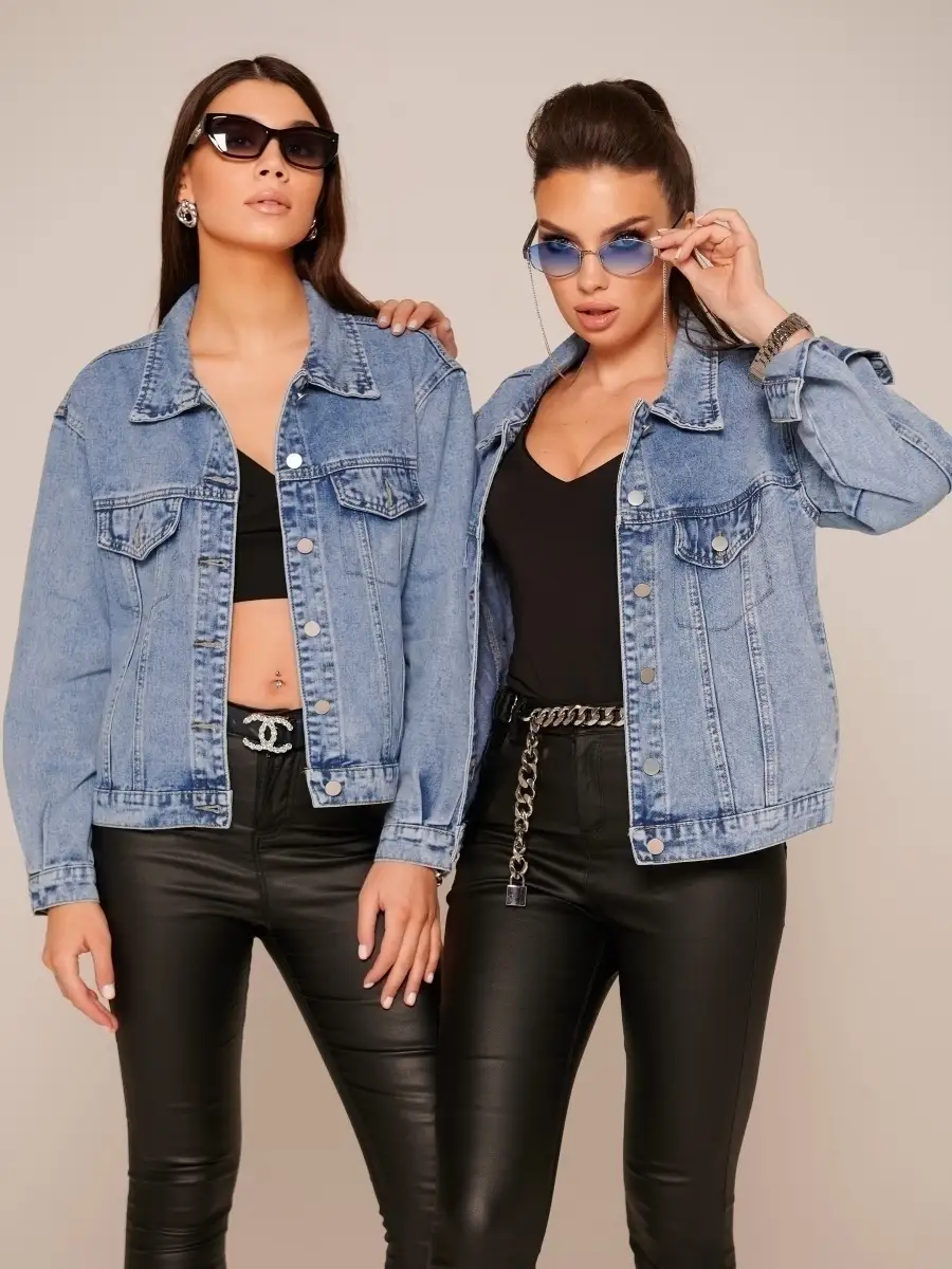 Джинсовая куртка женская демисезонная