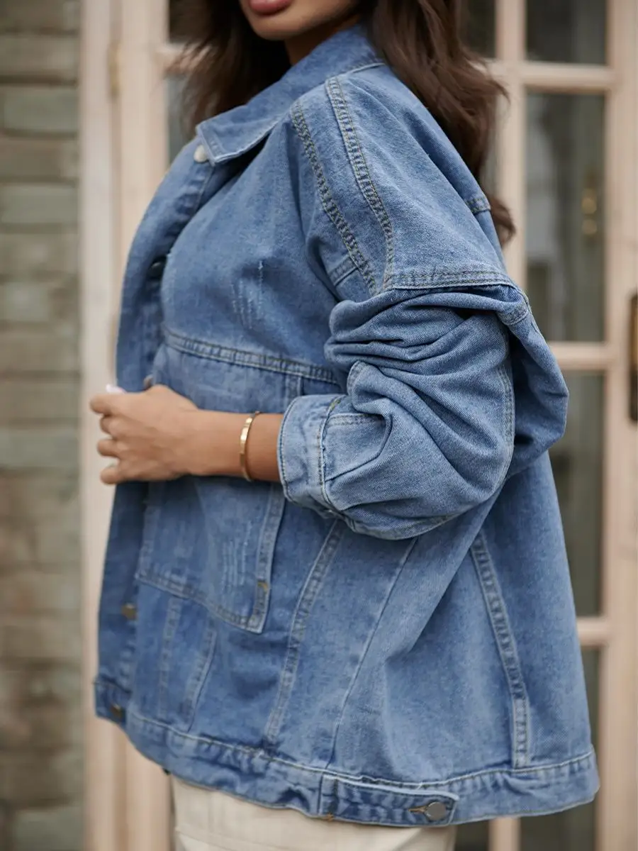 Куртка джинсовая оверсайз