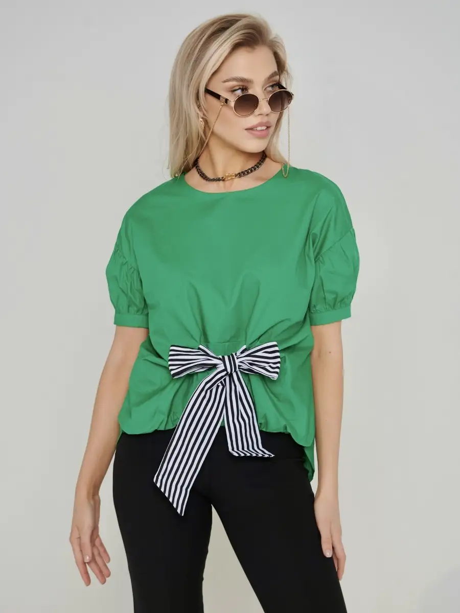 Блузка женская хлопковая праздничная