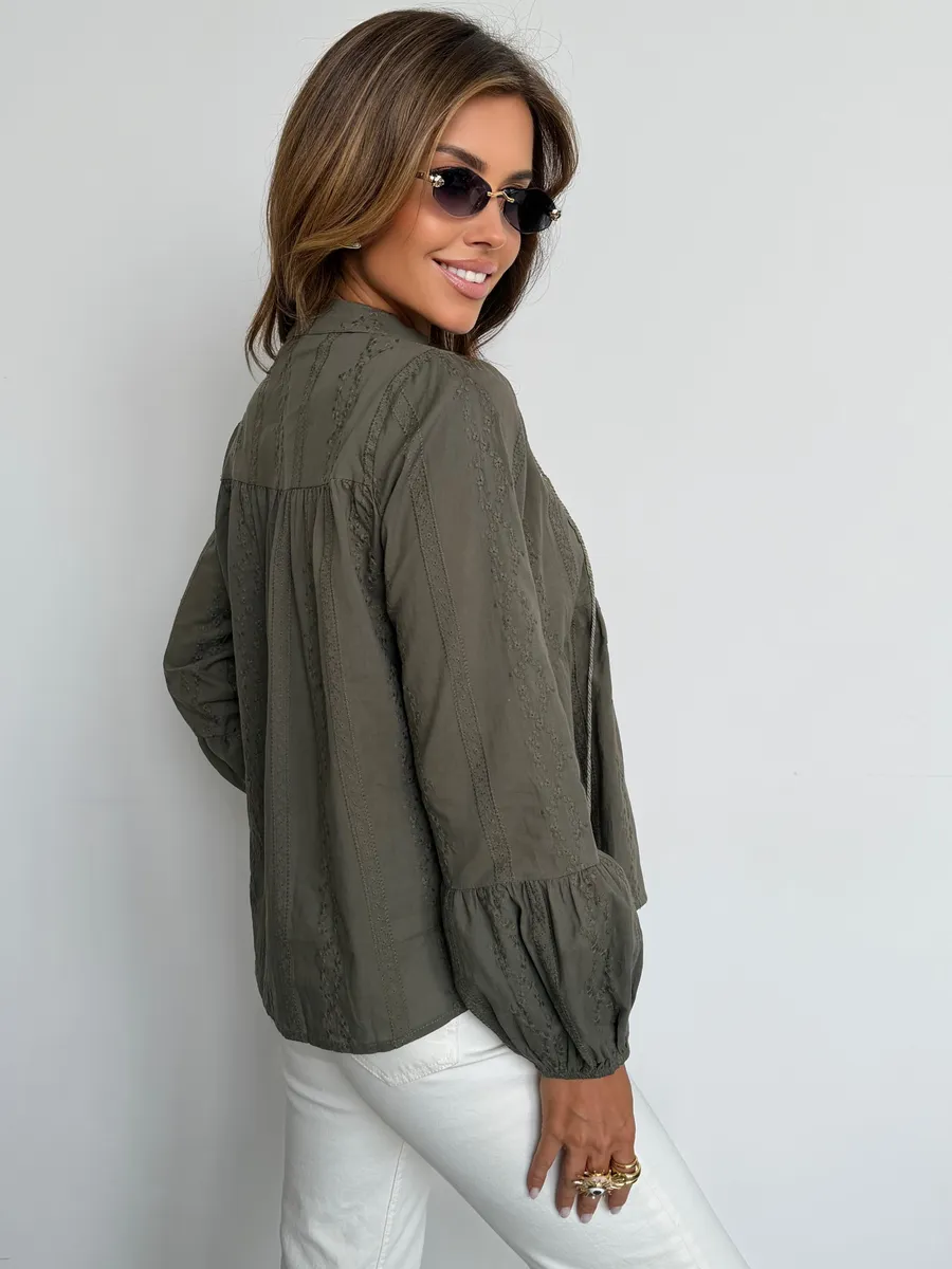 Блузка нарядная летняя хлопковая