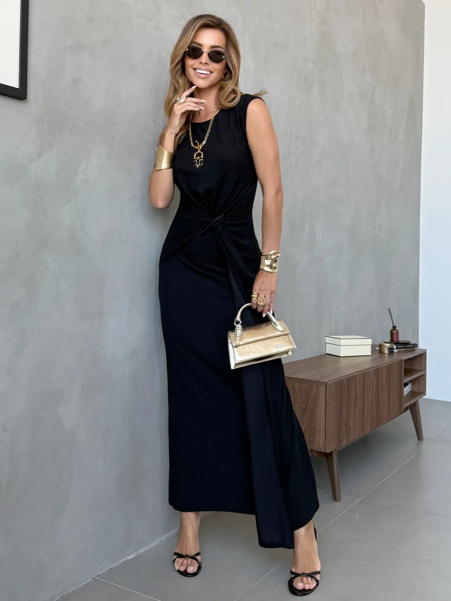 Черное праздничное вечернее платье летнее на выпускной