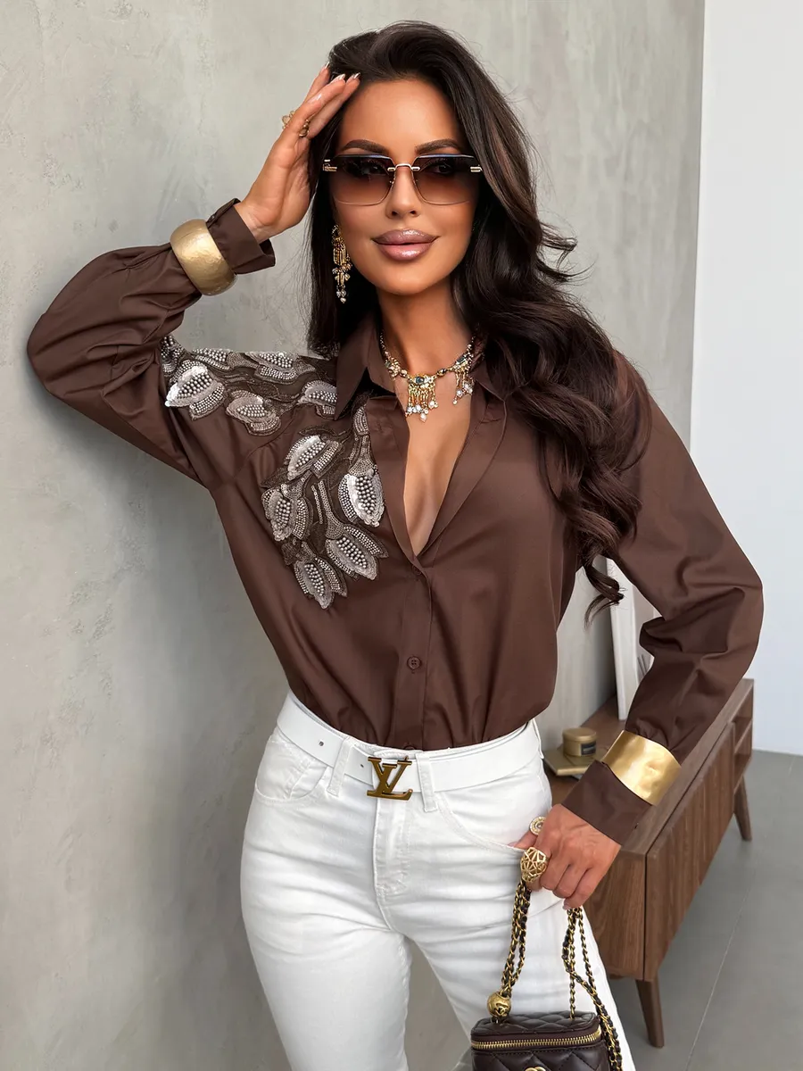 Рубашка нарядная офисная