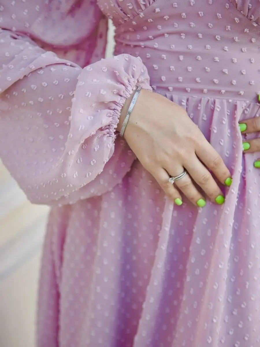 Пудровое платье вечернее нарядное